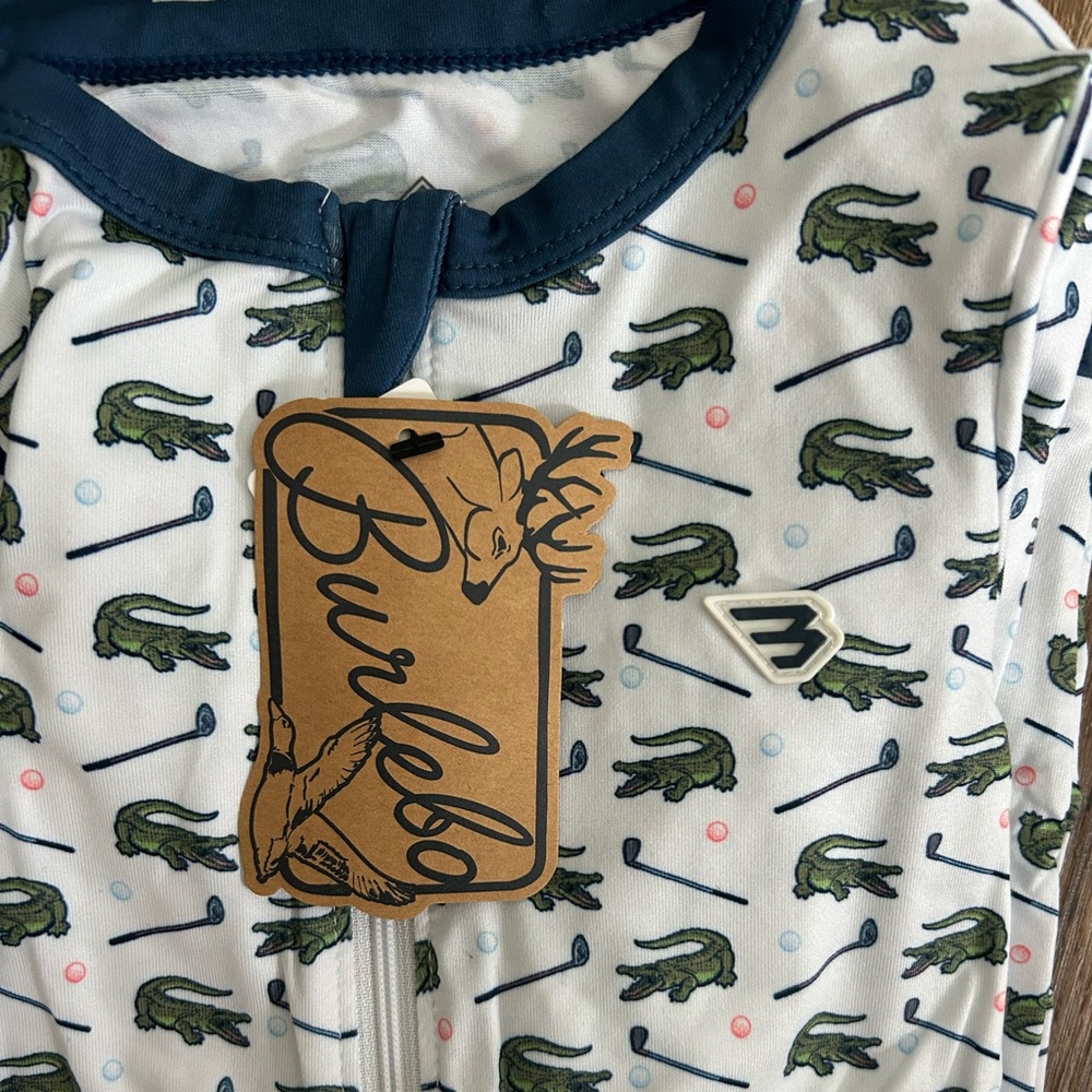 NWT BURLEBO Baby Zip Up - Tap It In - Picture 4 of 4
